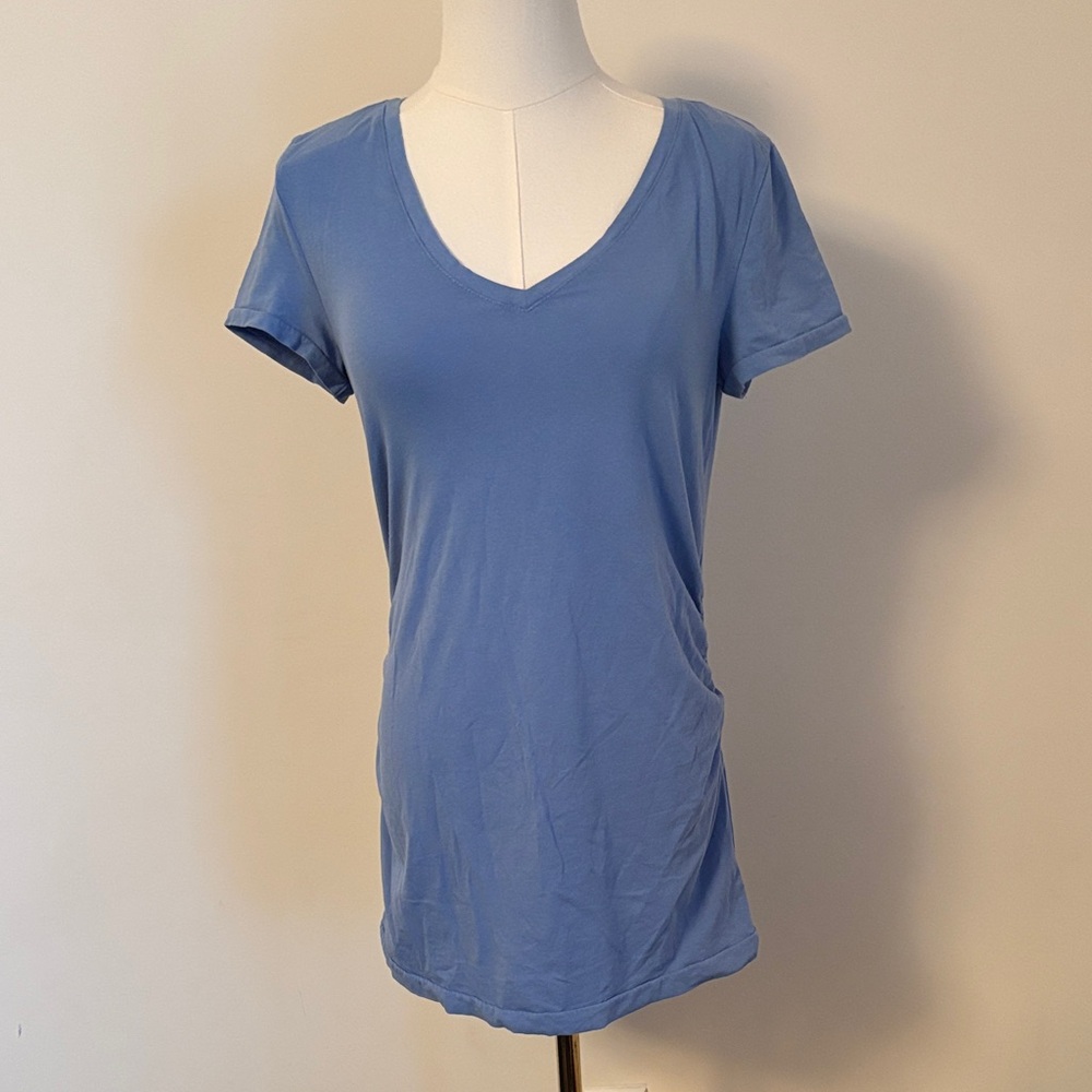 GAP Sky Blue V-Neck Short Sleeve Tee